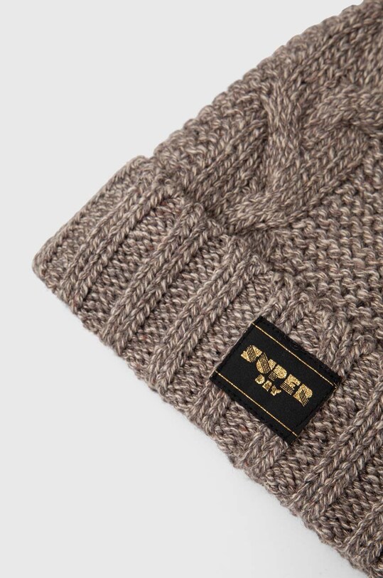 Аксесуари Шапка з домішкою вовни Superdry W9010163A.1JO бежевий