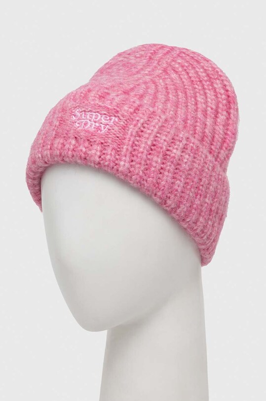 Kapa s dodatkom vune Superdry W9010164A.1JM roza AW23