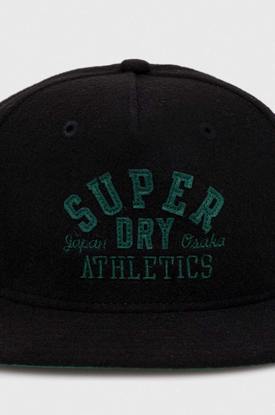 Superdry czapka z daszkiem W9010171A.02A czarny AW23