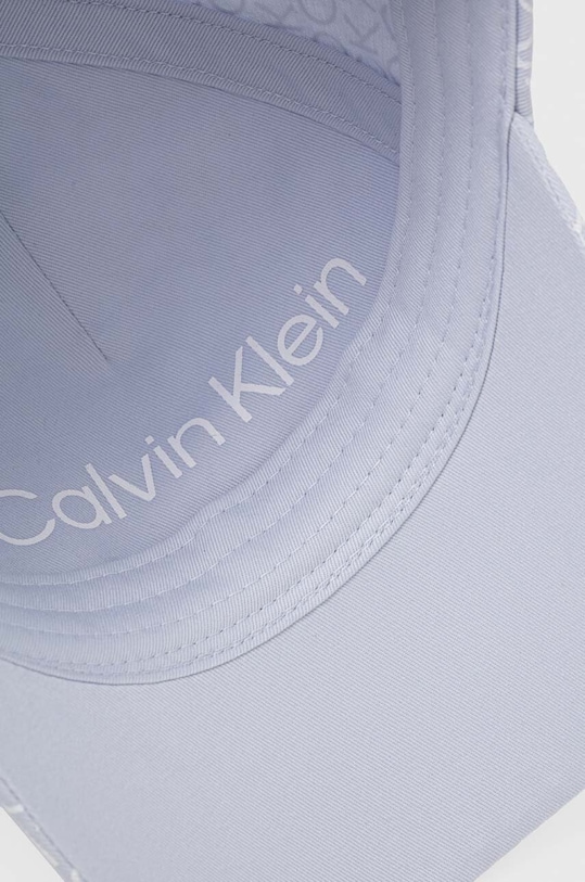 Pamučna kapa sa šiltom Calvin Klein plava K60K611152