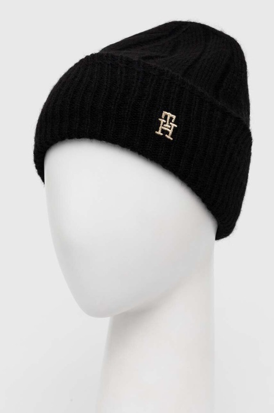 Tommy Hilfiger czapka i szalik z domieszką wełny AW0AW15367