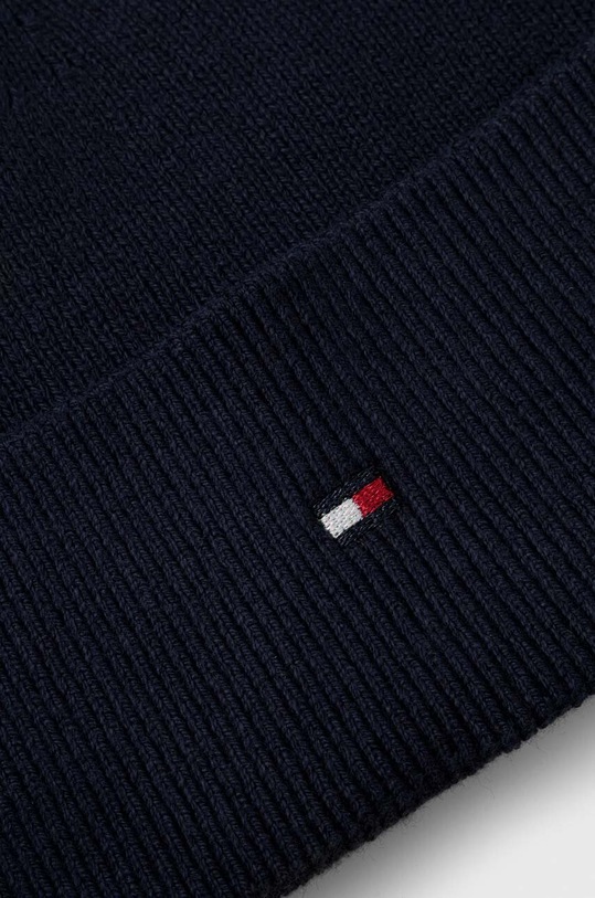 Doplňky Čepice s příměsí kašmíru Tommy Hilfiger AW0AW15309 námořnická modř