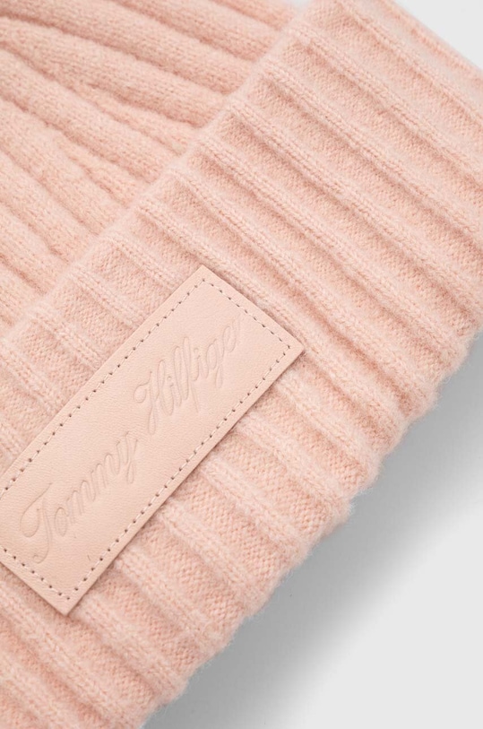 Kapa s dodatkom vune Tommy Hilfiger AW0AW15325 roza AW23
