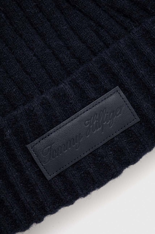 Kiegészítők Tommy Hilfiger sapka gyapjú keverékből AW0AW15325 sötétkék