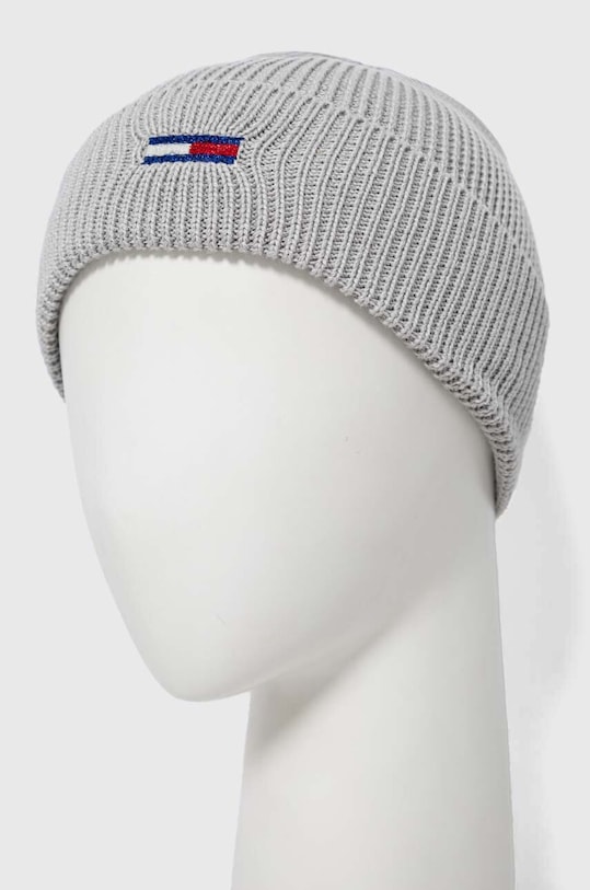 Akcesoria Tommy Jeans czapka i szalik AW0AW15482 szary
