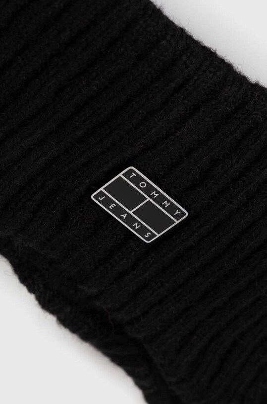 Doplnky Čelenka s prímesou vlny Tommy Jeans AW0AW15467 čierna