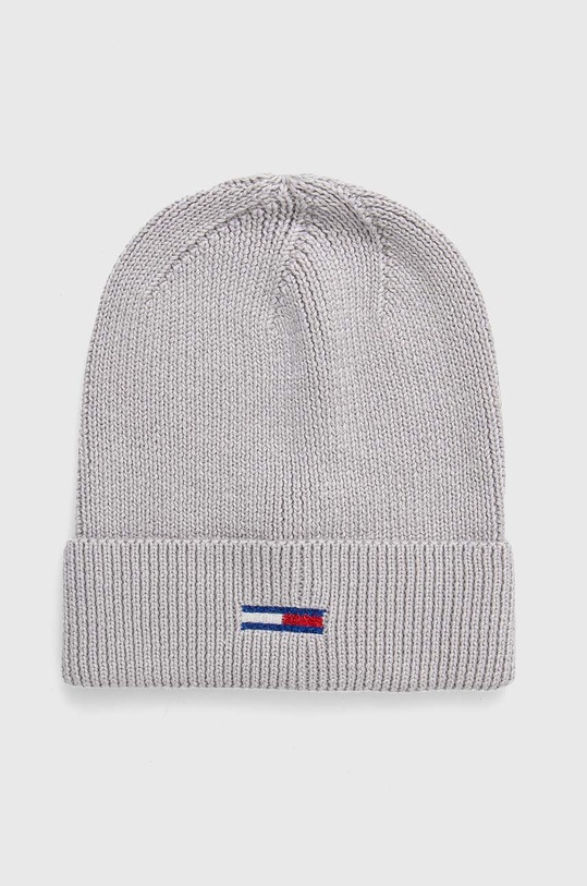 Tommy Jeans czapka aplikacja szary AW0AW15474