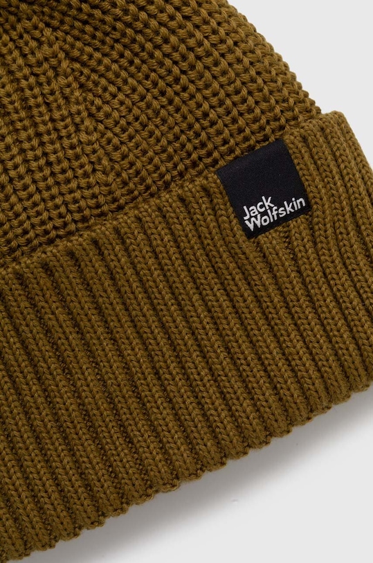Jack Wolfskin czapka wełniana 1911041 zielony AW23
