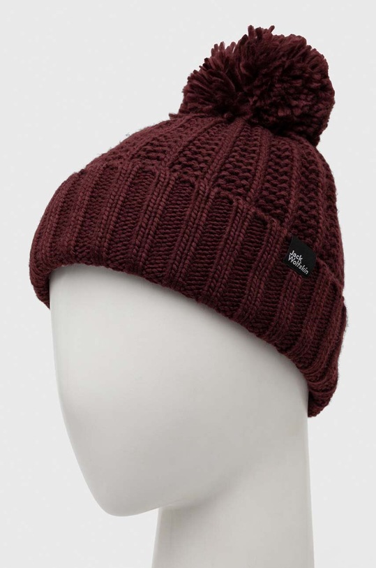 Čiapka Jack Wolfskin 1908012 burgundské AW24