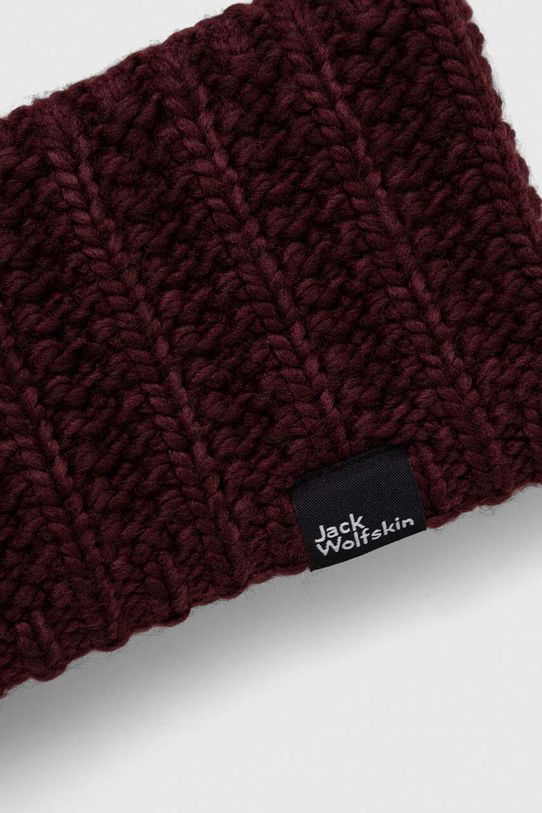 Jack Wolfskin opaska Highloft 1908022 bordowy AW24