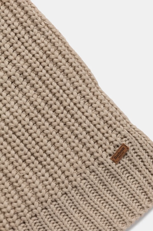 Barbour czapka i szalik LGS0023 beżowy