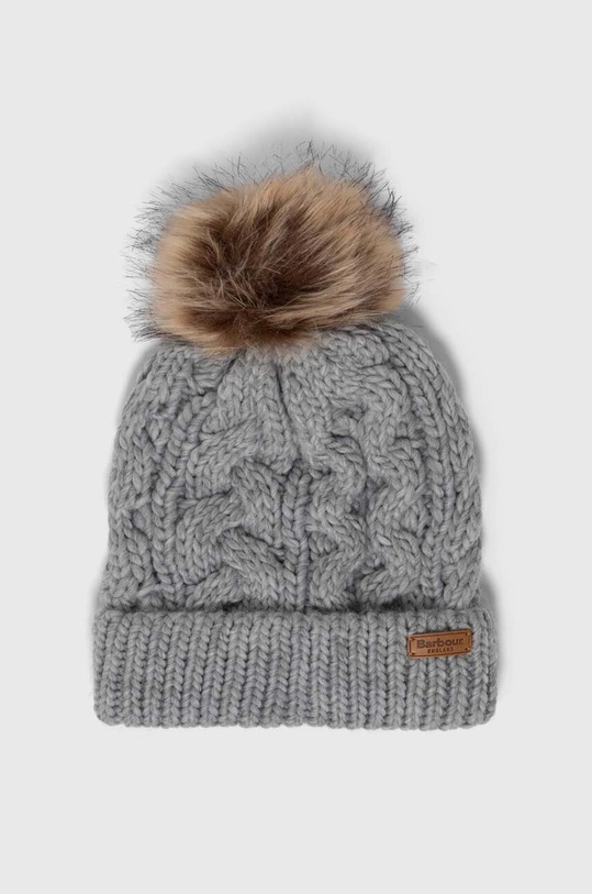 Kapa in šal Barbour LGS0025 siva AW23