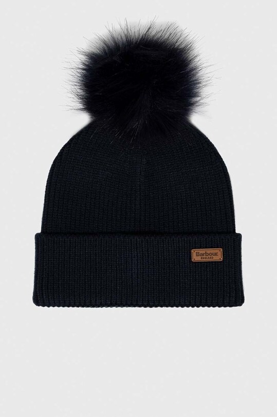 Barbour czapka i szalik LGS0054 granatowy AA00