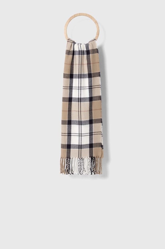 Akcesoria Barbour czapka i szalik LGS0054 beżowy