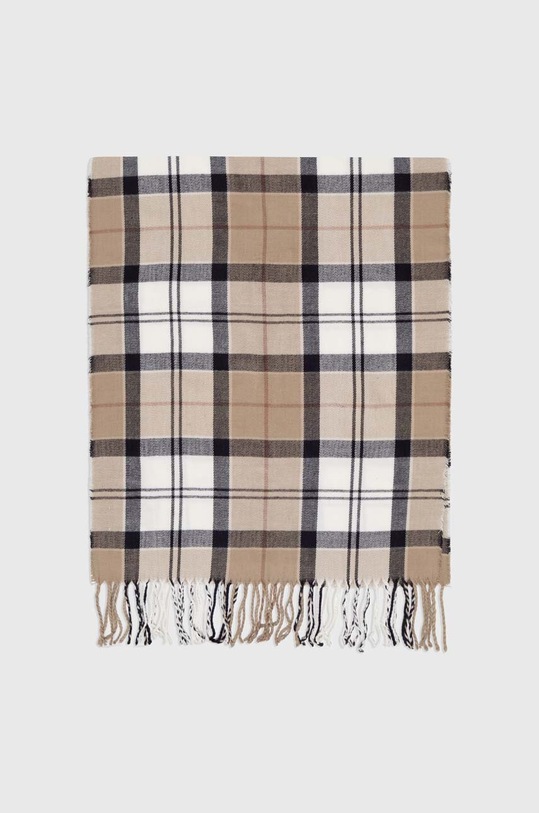 Barbour czapka i szalik LGS0054 beżowy