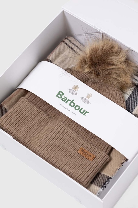 Barbour czapka i szalik LGS0054