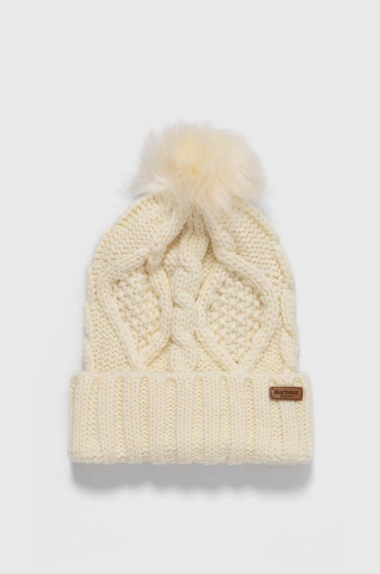 Čepice a šála Barbour LGS0075 béžová AW23