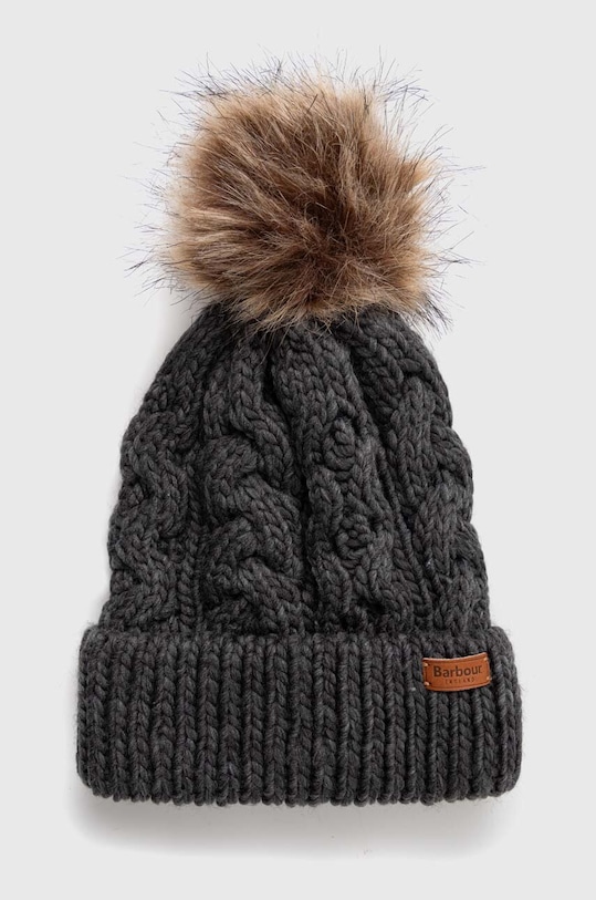 Barbour czapka pozostałe szary LHA0386