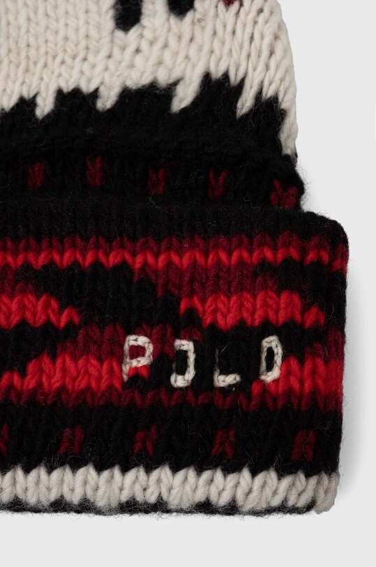 Μάλλινο σκουφί Polo Ralph Lauren 455931417 πολύχρωμο AW23