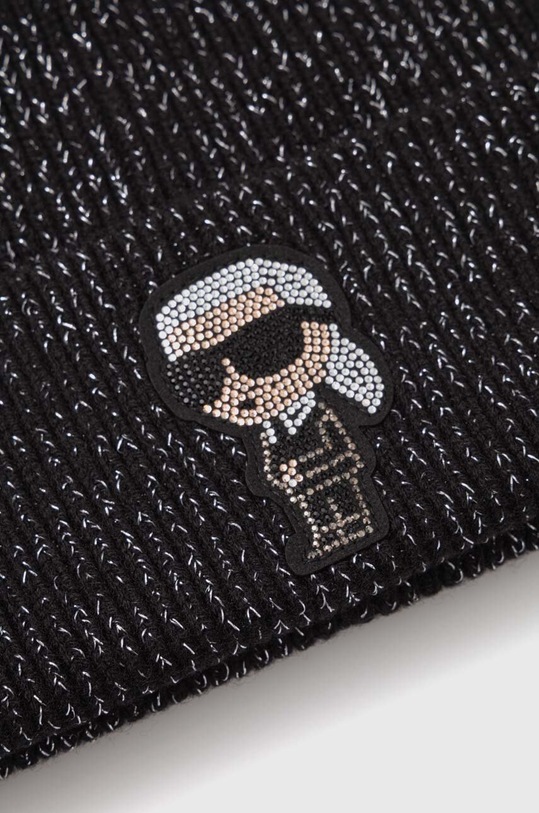 Akcesoria Karl Lagerfeld czapka wełniana 236W3406 czarny