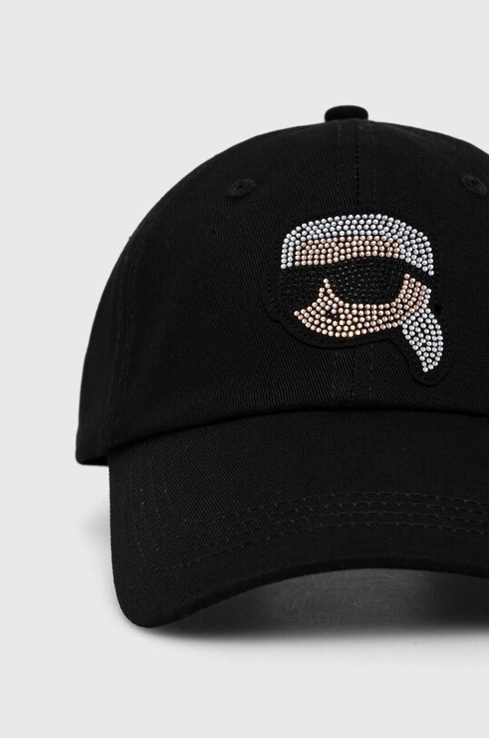 Accesorii Karl Lagerfeld șapcă de baseball din bumbac 236W3402 negru