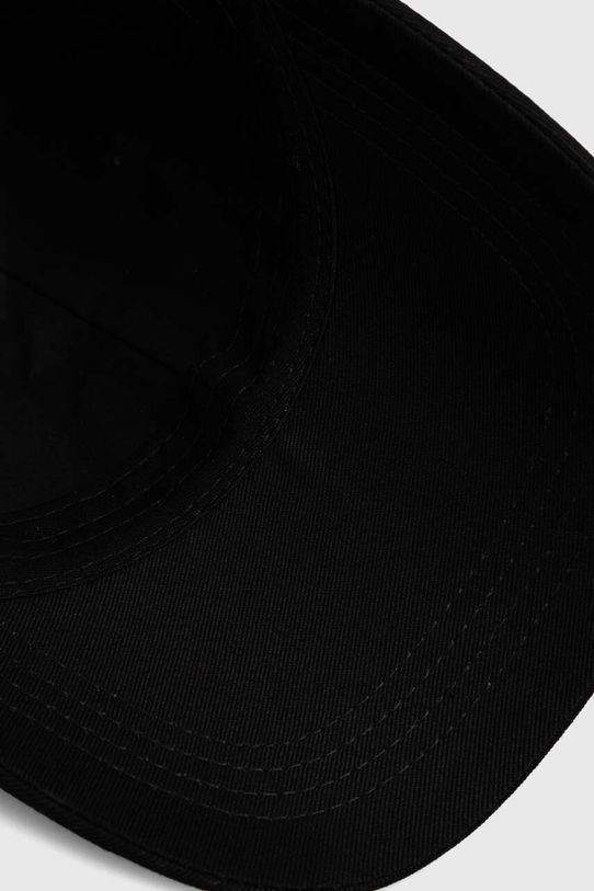 Karl Lagerfeld czapka z daszkiem bawełniana czarny 236W3402