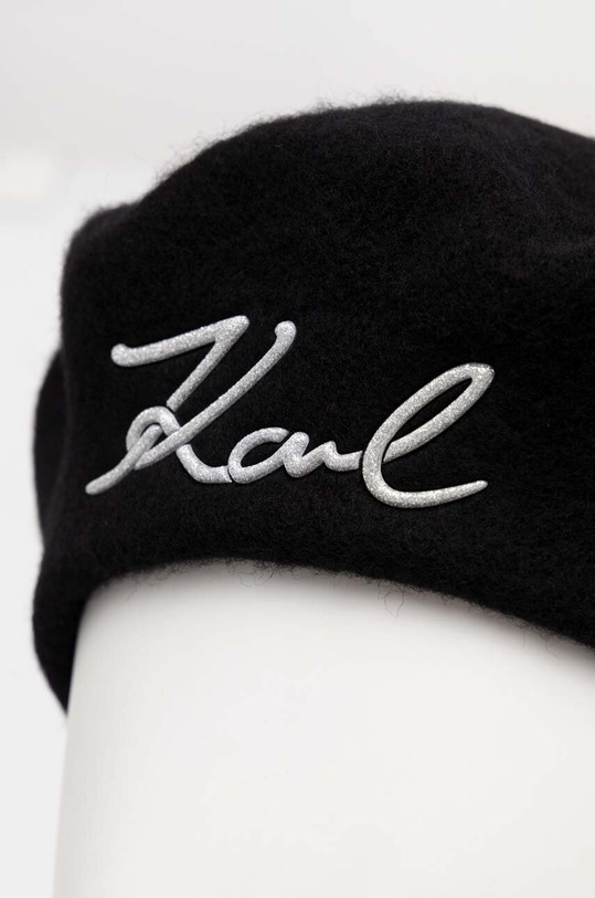 Аксесуари Вовняний берет Karl Lagerfeld 236W3418 чорний