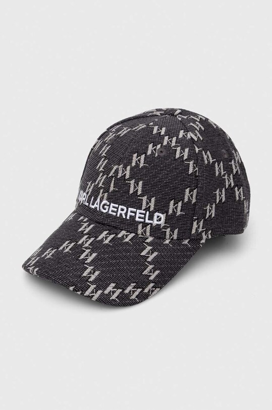 Кепка Karl Lagerfeld інші сірий 236W3408