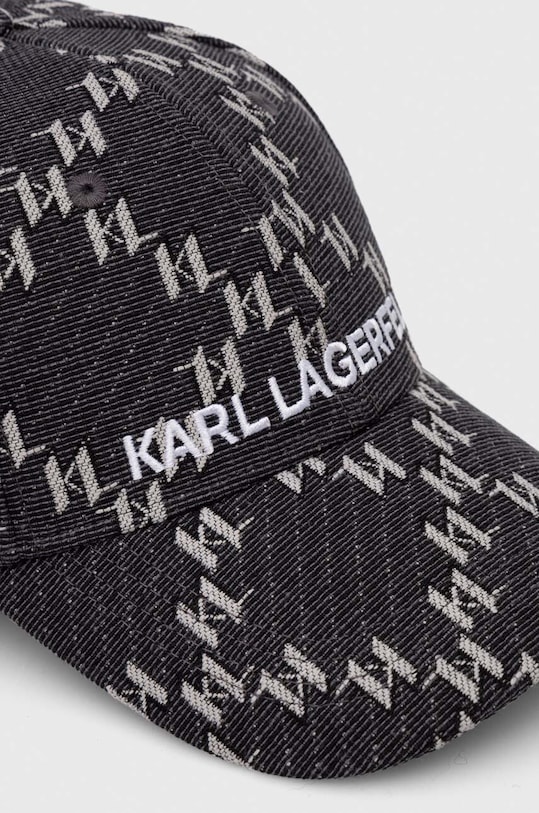 Karl Lagerfeld czapka z daszkiem 236W3408 szary AW23
