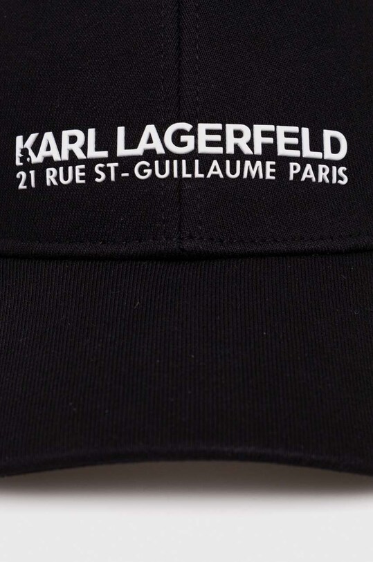 Akcesoria Karl Lagerfeld czapka z daszkiem 236W3422 czarny