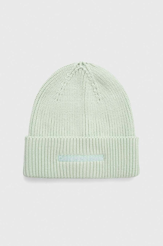 Calvin Klein Jeans sapka vastag zöld K60K610119