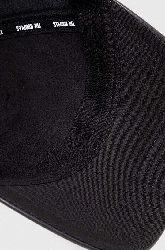The Kooples czapka z daszkiem AMHA27018K czarny
