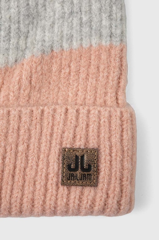 Akcesoria Jail Jam czapka z domieszką wełny JA4526.J37 różowy