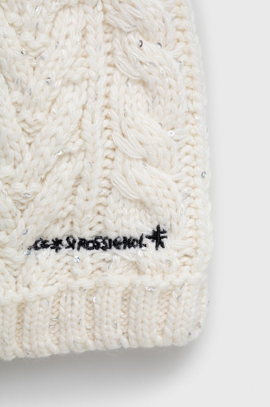 Rossignol czapka z domieszką wełny JCC RLMWH15 biały AW24