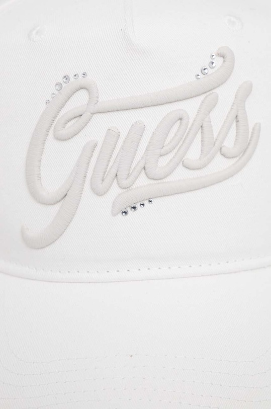 Дънкова шапка с козирка Guess EBE W4RZ03.D5A30 бял SS24