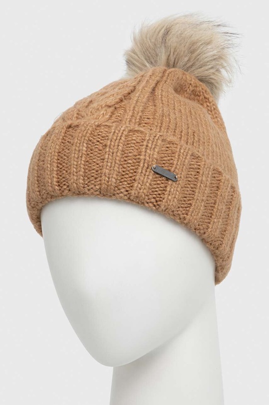 Akcesoria Hollister Co. czapka KI354.3025.400 brązowy
