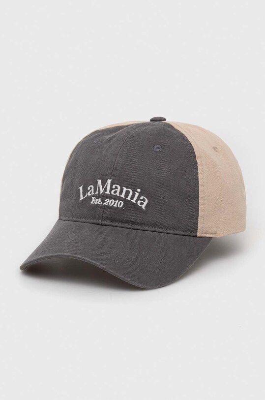 Хлопковая кепка La Mania хлопок серый YEAR.CUP