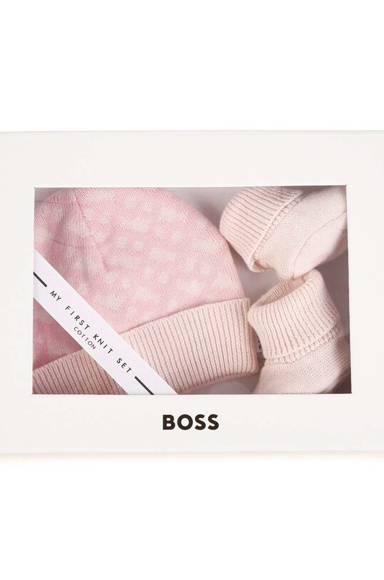 Комплект для немовлят BOSS рожевий J98423