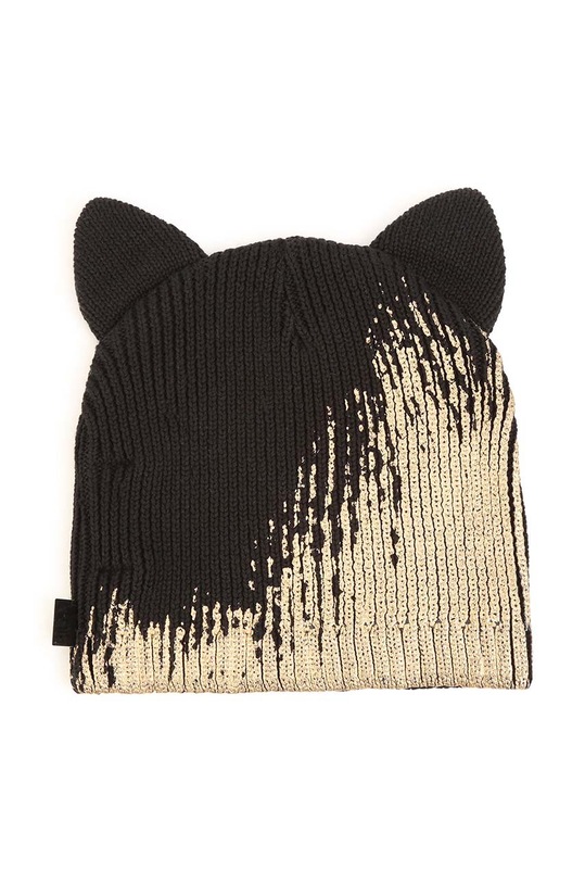 Karl Lagerfeld czapka bawełniana dziecięca Z11066 czarny AW23