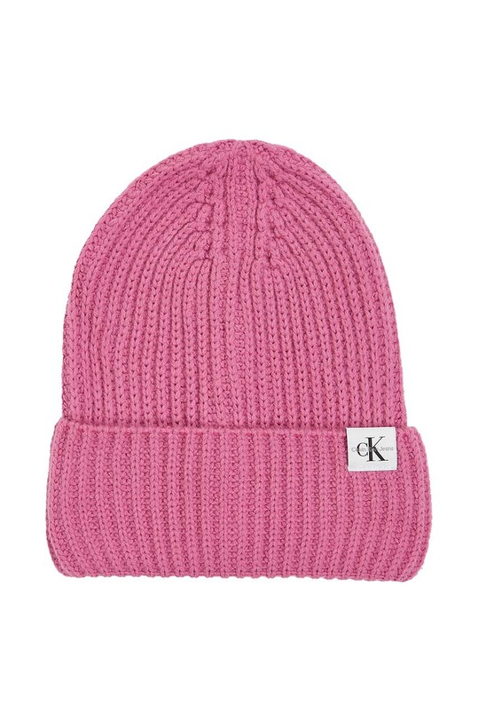 Calvin Klein Jeans czapka aplikacja różowy IU0IU00440.G.9BYX
