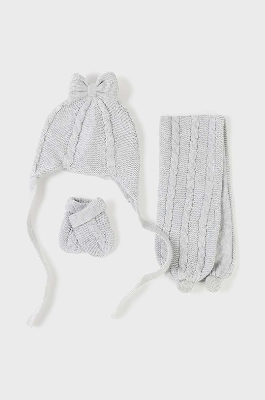 Mayoral Newborn komplet dziecięcy Gift box pozostałe szary 9663.2B.Newborn.9BYX