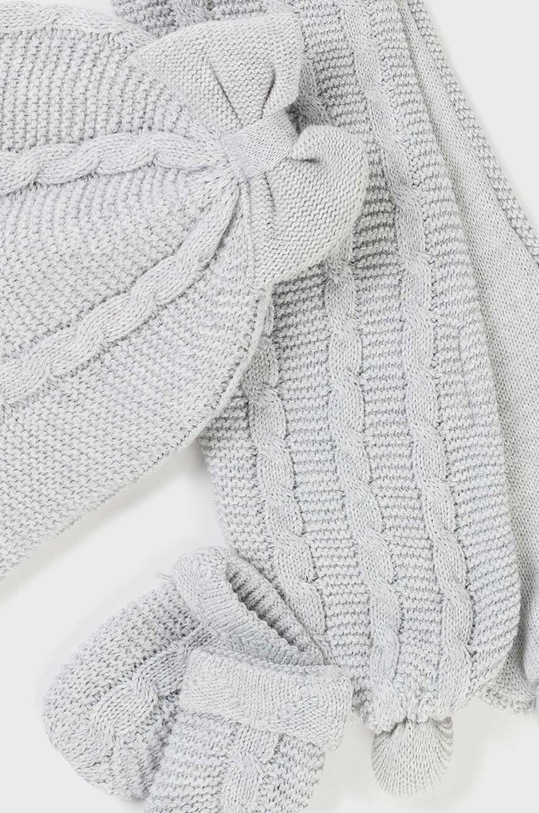 Mayoral Newborn komplet dziecięcy Gift box 9663.2B.Newborn.9BYX szary AW23