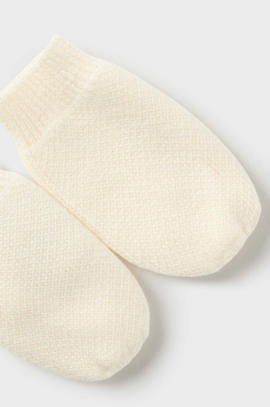 Dziewczynka Mayoral Newborn komplet bawełniany niemowlęcy Gift box 9668.2F.Newborn.9BYX beżowy