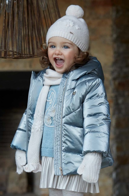 Dětská souprava Mayoral středně silná béžová 10535.4B.CzapkiKompl