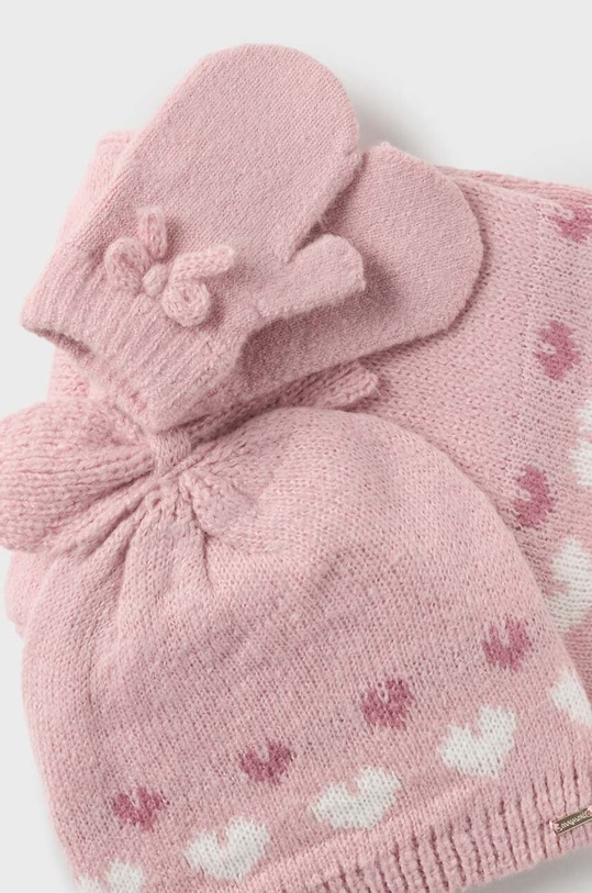 Mayoral cappello, sciarpa e quanti bambino/a 10536.4F.CzapkiKompl rosa AW23