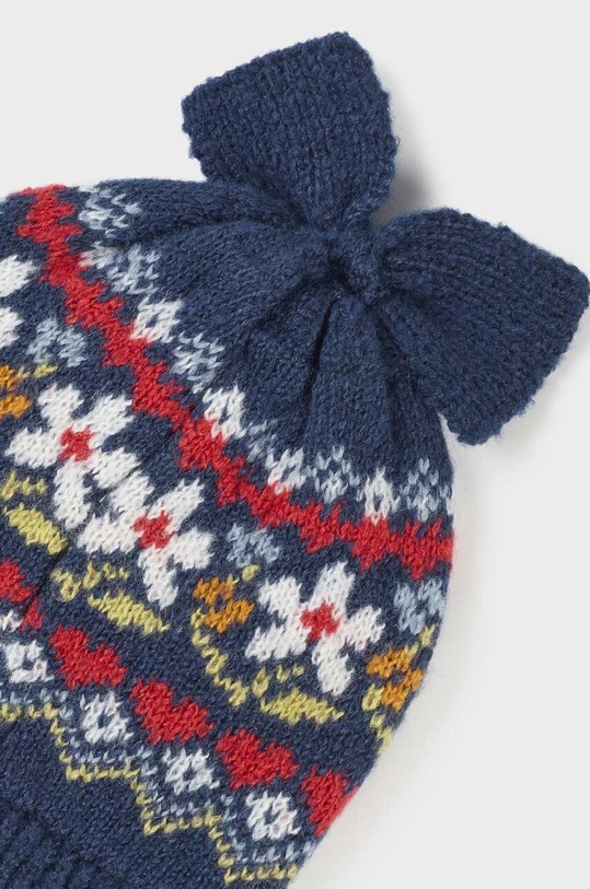 Dziewczynka Mayoral czapka, szalik i rękawiczki dziecięce 10536.4F.CzapkiKompl czarny