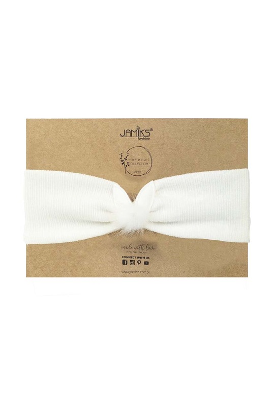 Dječja traka Jamiks MALVINE pamuk bijela MALVINE.Opaska.JZG126.G