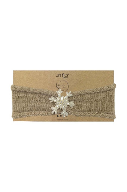 Dětská čelenka Jamiks nášivka béžová DORIT.Opaska.JZG054.G