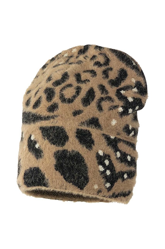 Jamiks czapka dziecięca NANDITA z domieszką wełny brązowy NANDITA.Nakr.JZG147.G