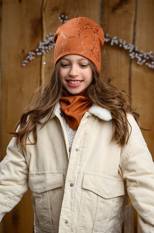 Детская шапка Jamiks SEVERINE оранжевый SEVERINE.Nakr.JZG240.G